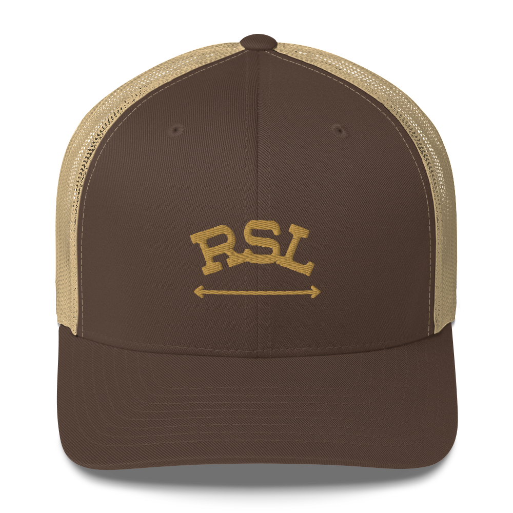 RSL Brand Brown Trucker Hat