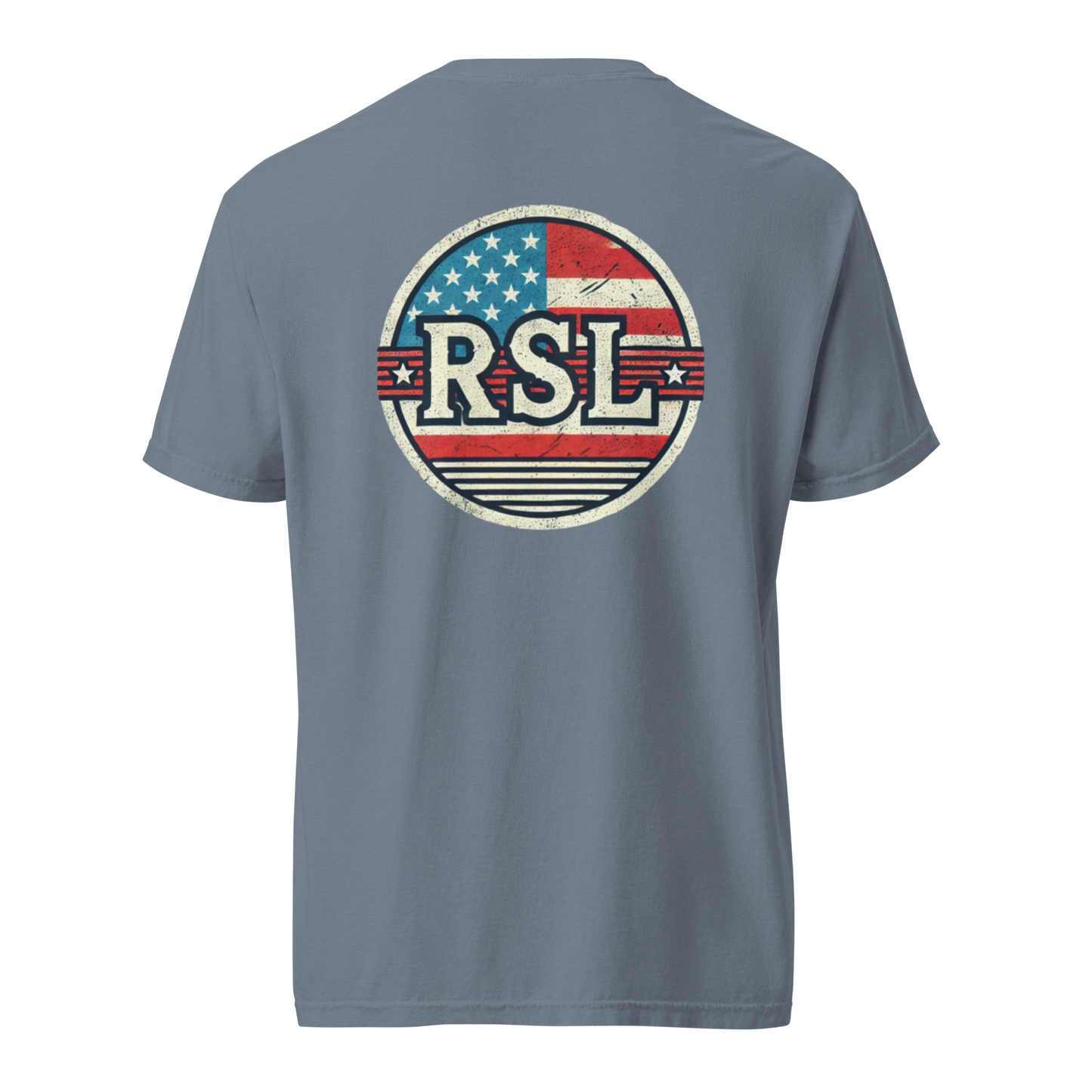 RSL Round U.S. Flag Unisex T-Shirt