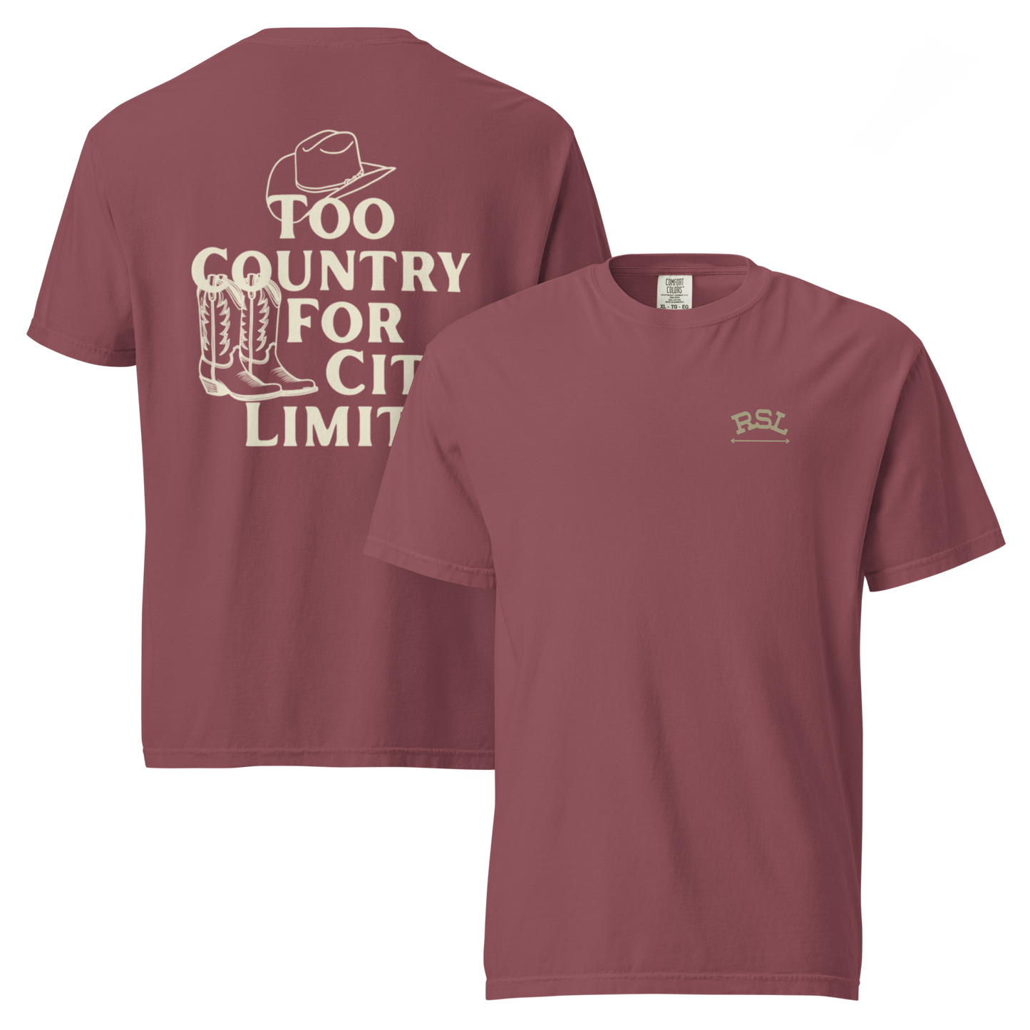 RSL Too Country Unisex T-Shirt