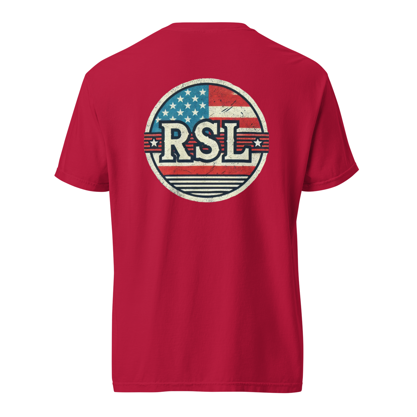 RSL Round U.S. Flag Unisex T-Shirt