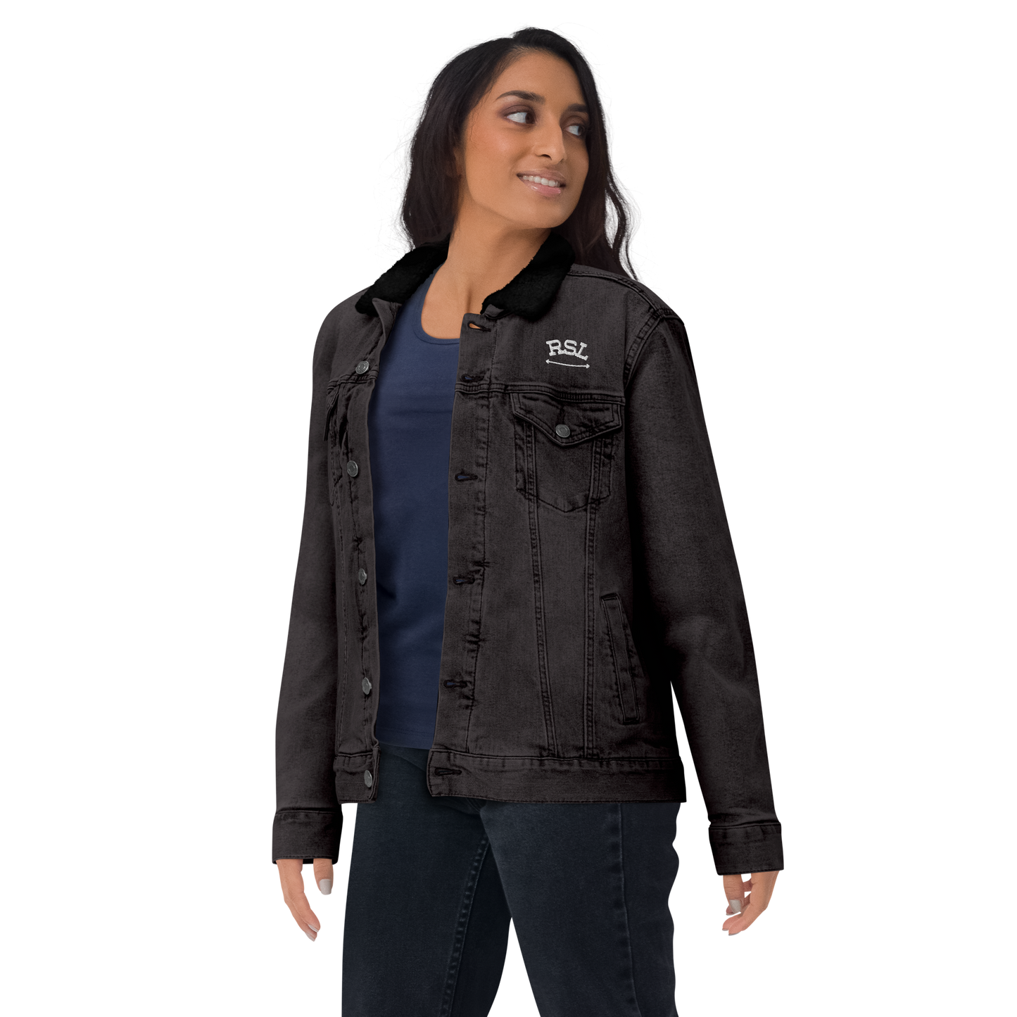 RSL Unisex Denim Sherpa Jacket