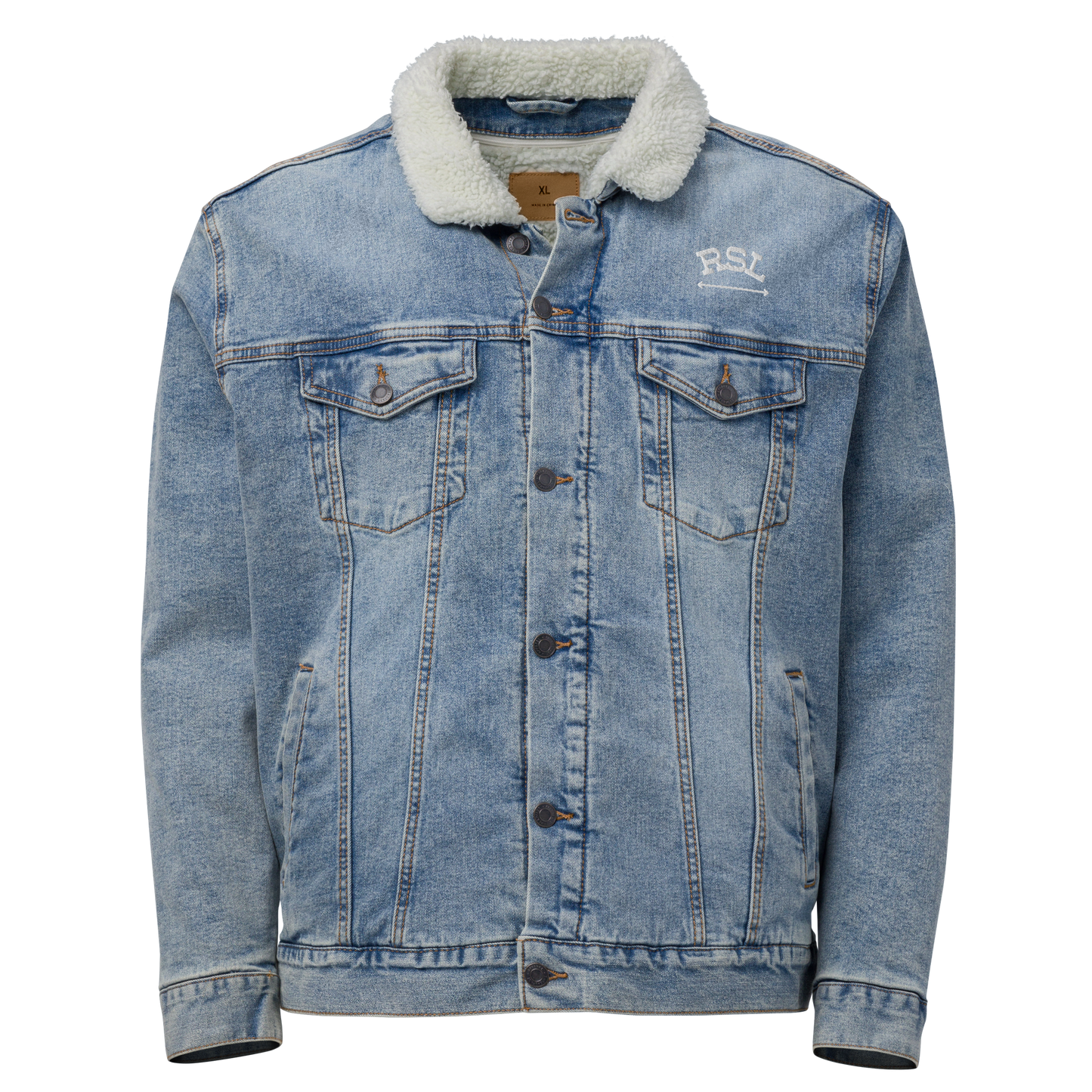 RSL Unisex Denim Sherpa Jacket