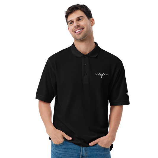 RSL Cow Skull Logo Men's Premium Polo