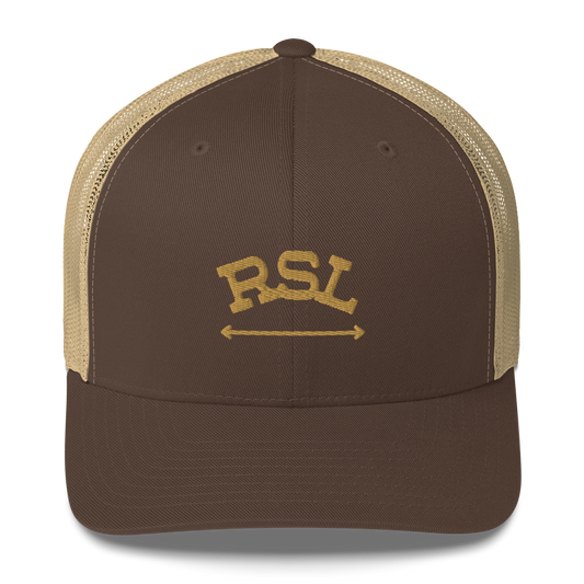 RSL Brand Brown Trucker Hat