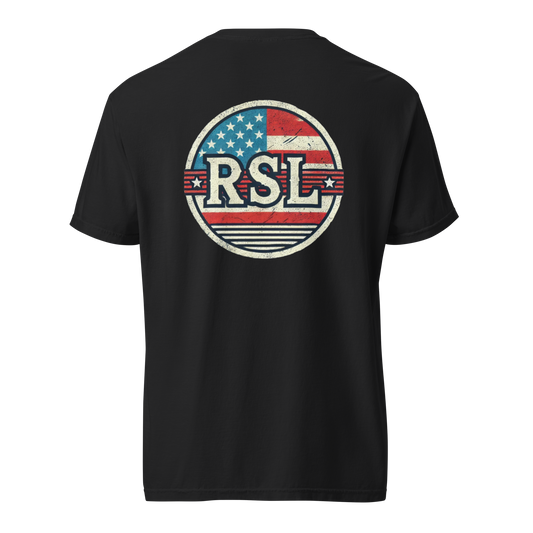 RSL Round U.S. Flag Unisex T-Shirt