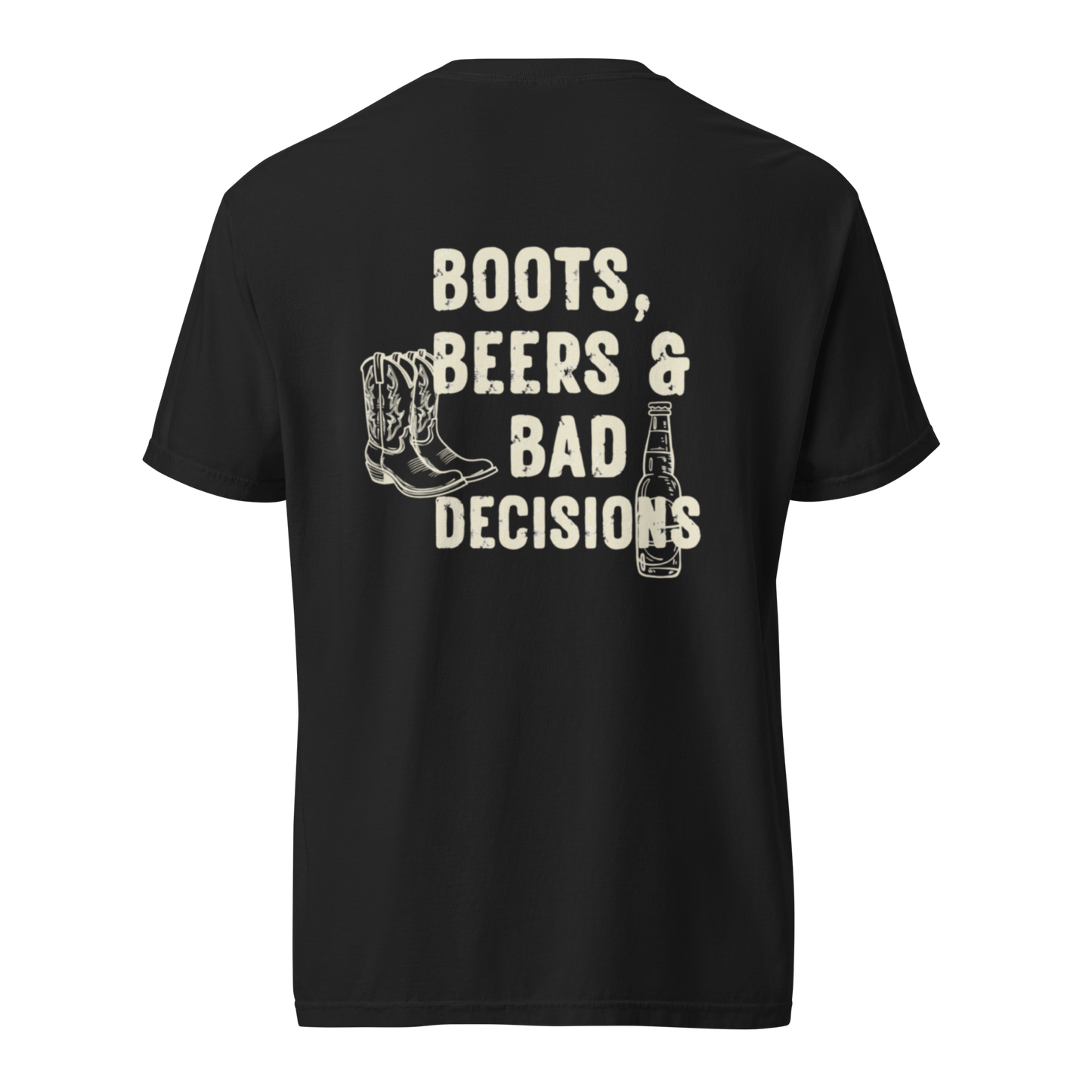 RSL Boots, Beers and Bad Decisions Unisex T-Shirt