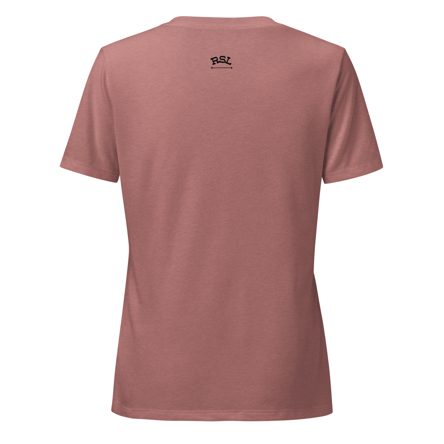 RSL Initials with Cow Skull Women’s Relaxed V-Neck T-Shirt