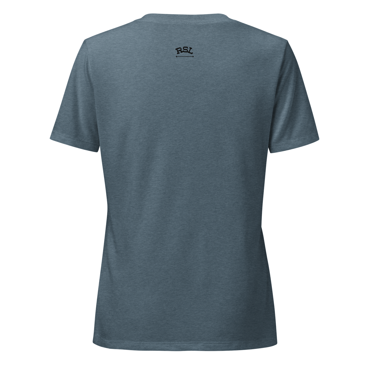 RSL Initials with Cow Skull Women’s Relaxed V-Neck T-Shirt