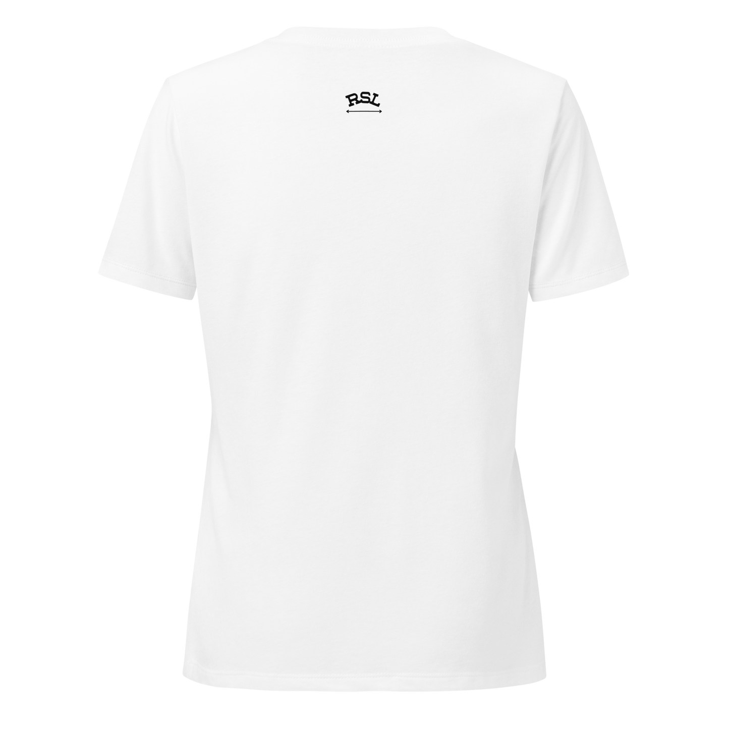 RSL Initials with Cow Skull Women’s Relaxed V-Neck T-Shirt